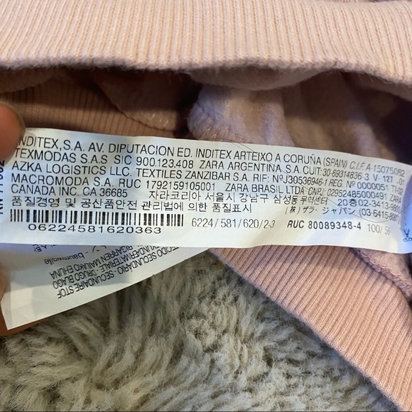 Zara Disney Minnie Mouse plush pink sweatshirt 18/24m - Picture 6 of 7